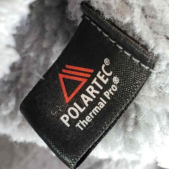 Patagonia Jacket Womens Medium M Gray ReTool Snap T Fleece Pullover Polartec - Picture 9 of 13